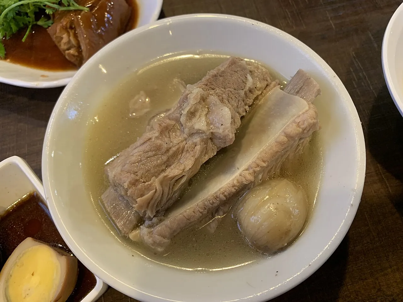 Bak kut teh — Photographed in Singapore