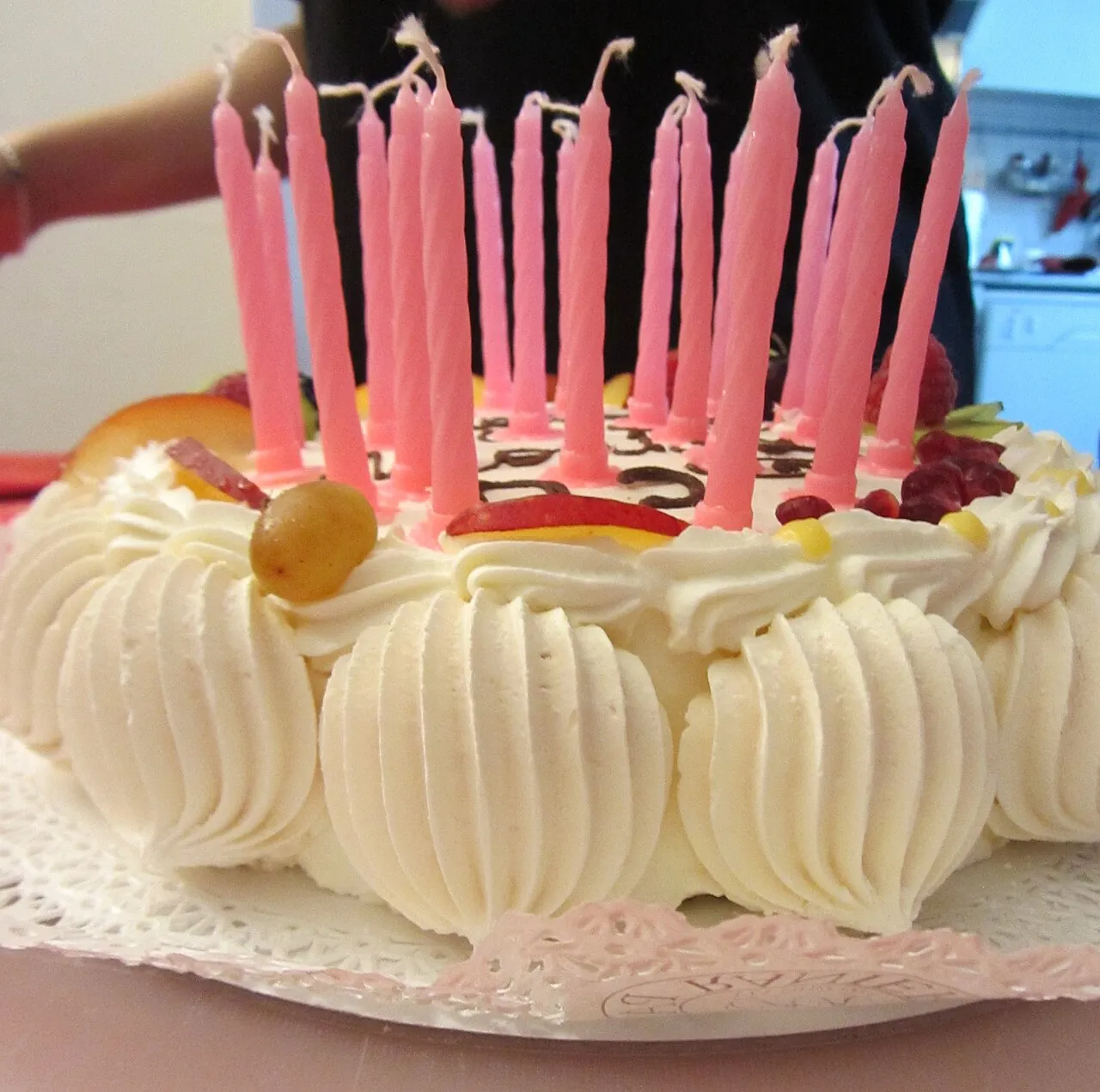 Birthday cake — Photo from Italy