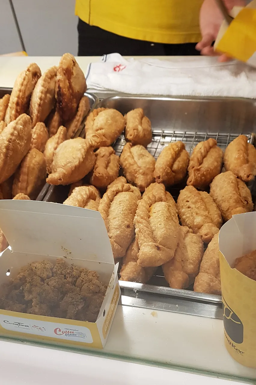 Curry puff — Photographed in Singapore