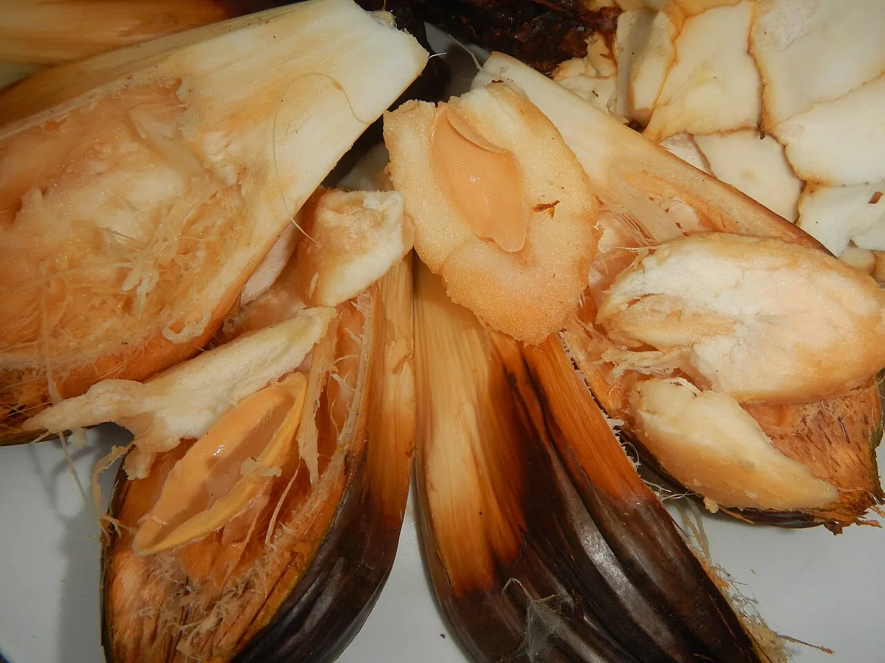 Attap chee — The clear attap chee seeds taken out of the fruit.
