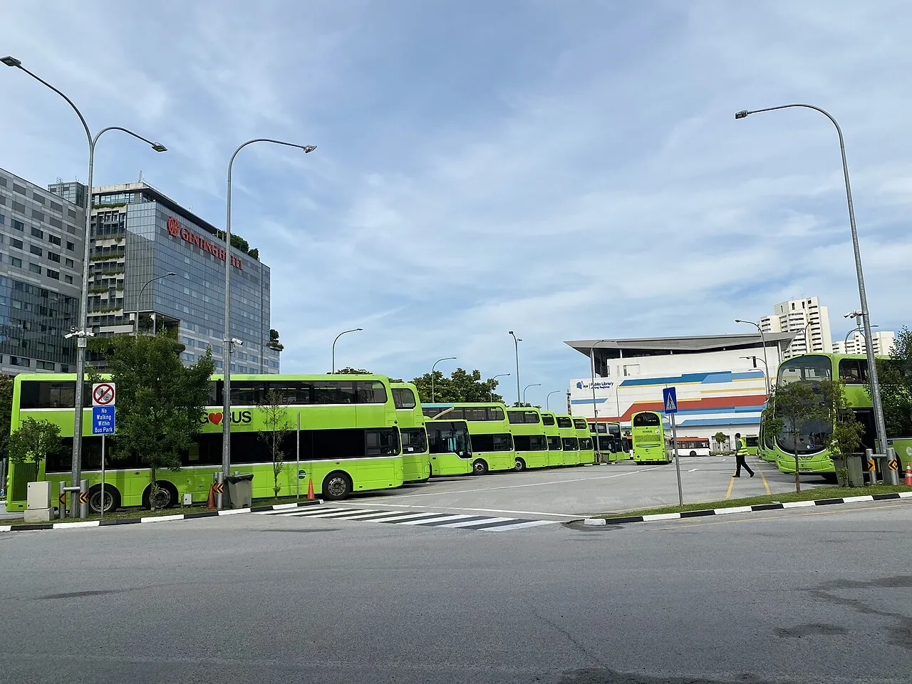 Bus interchange — Photographed in Singapore