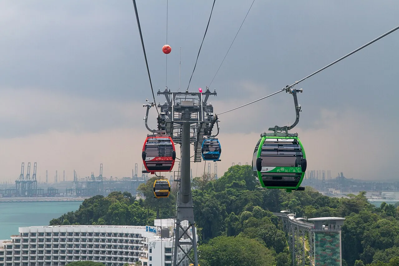 Cable car — Photographed in Singapore