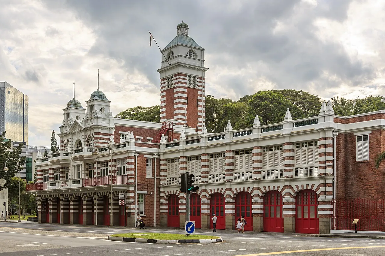 Fire station — Photographed in Singapore