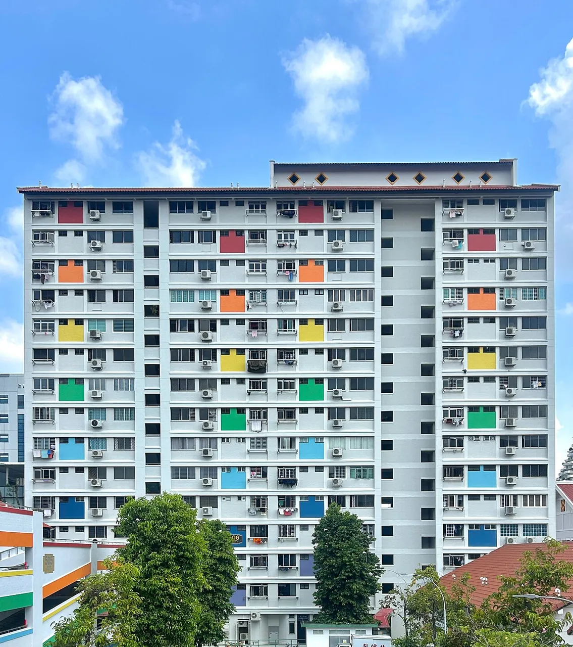 HDB block — Photographed in Singapore