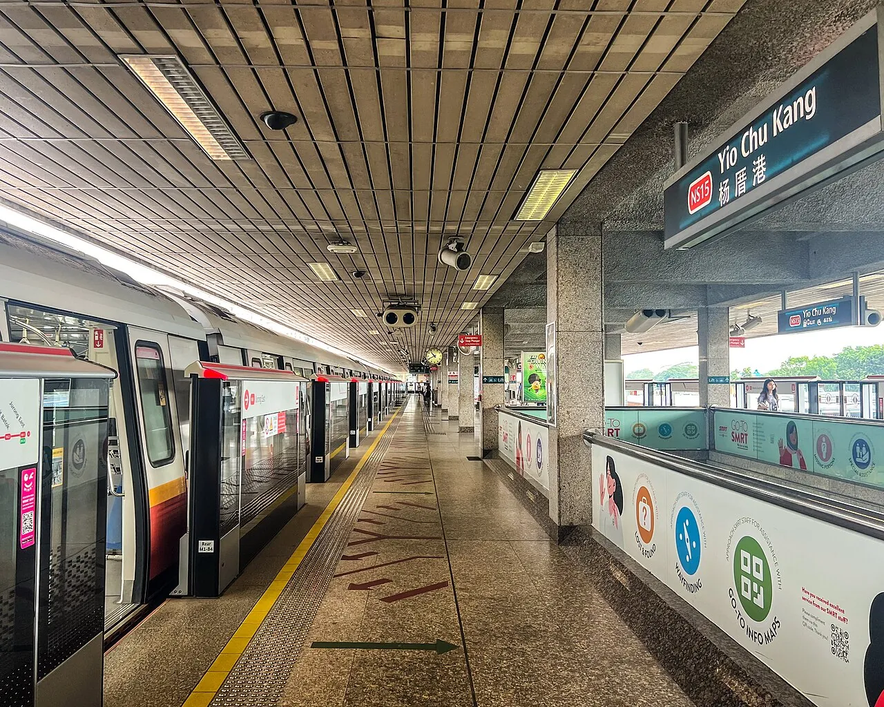 MRT station — Photographed in Singapore