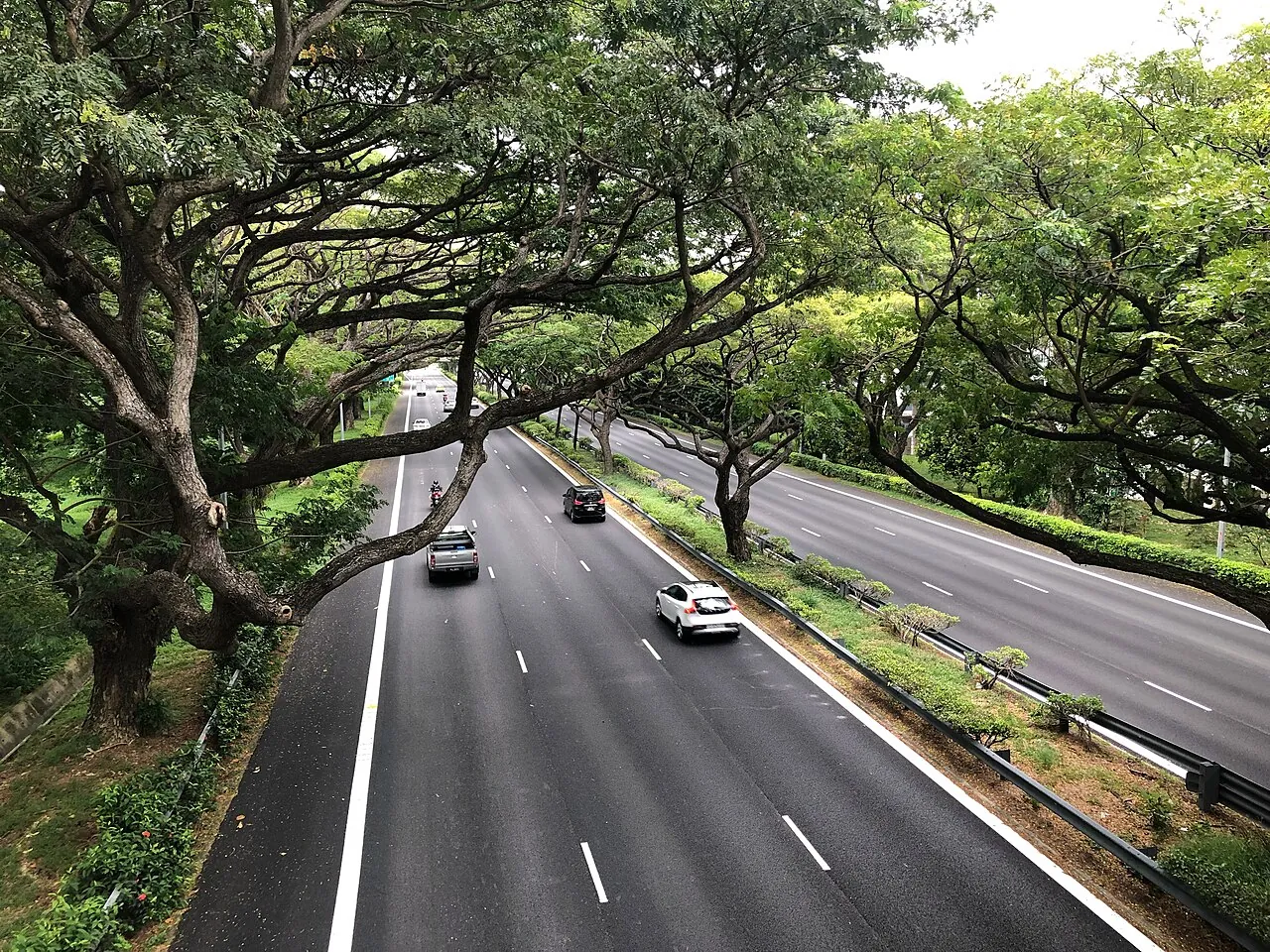 Busy road — Photographed in Singapore
