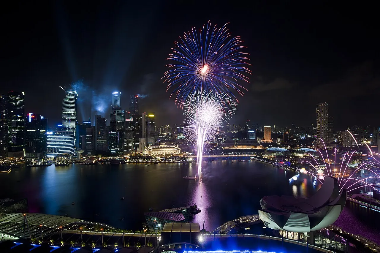 Fireworks — Photographed in Singapore