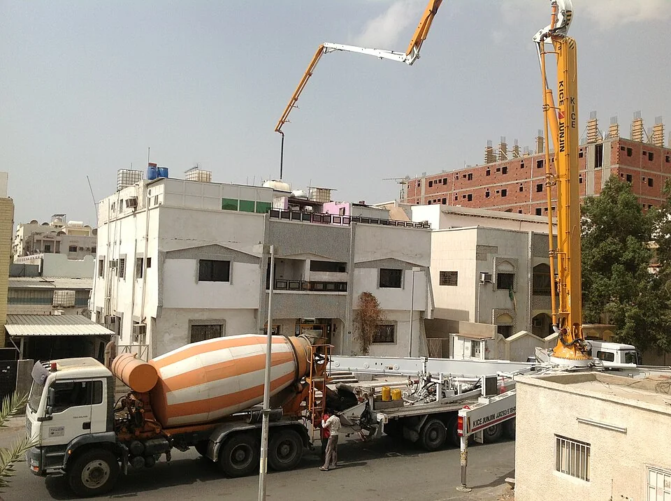 Concrete mixer truck — Photo location not recorded