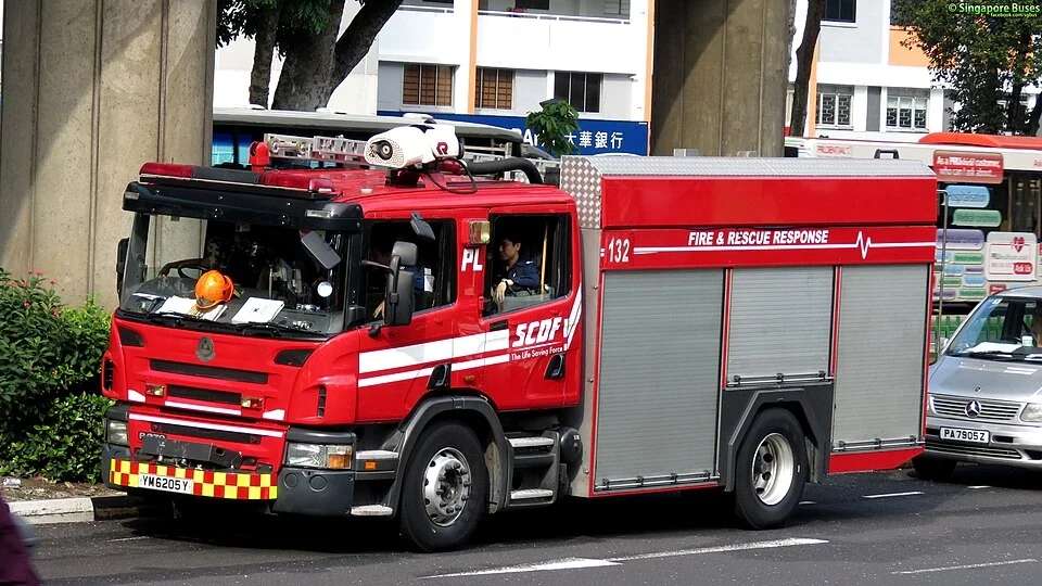 Fire engine — Photographed in Singapore