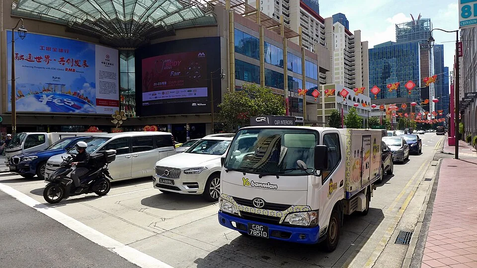 Lorry — Photographed in Singapore