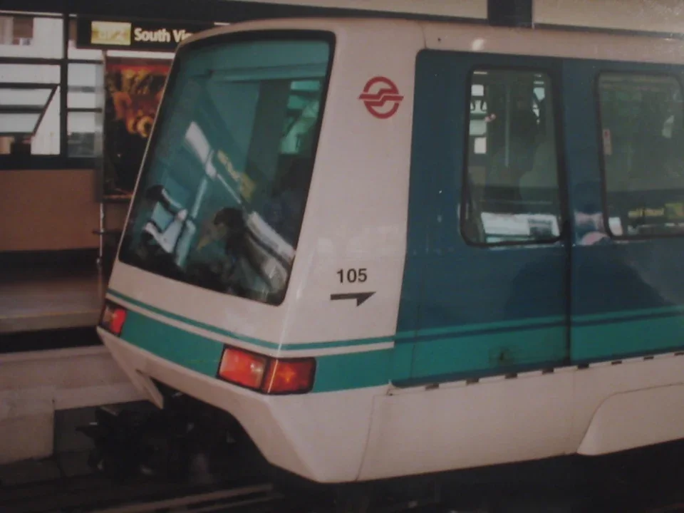 LRT train — Photographed in Singapore