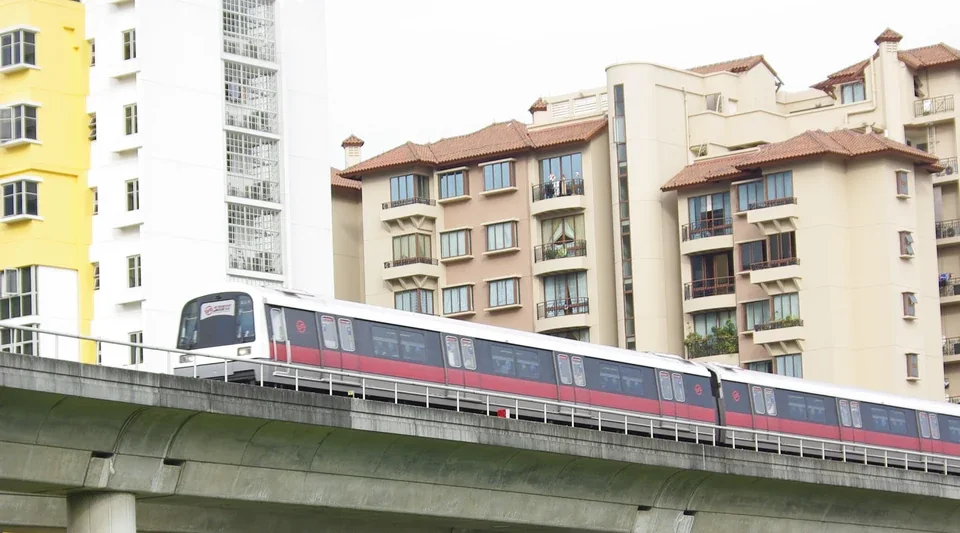 MRT train — Photographed in Singapore
