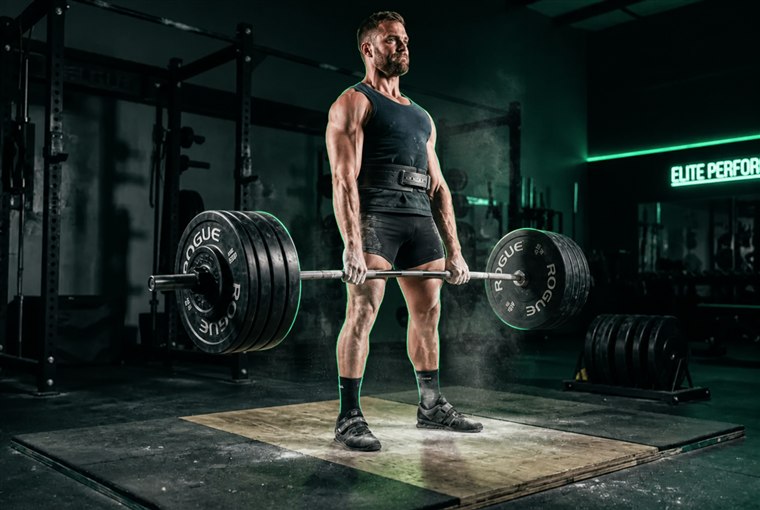 Deadlift lockout position